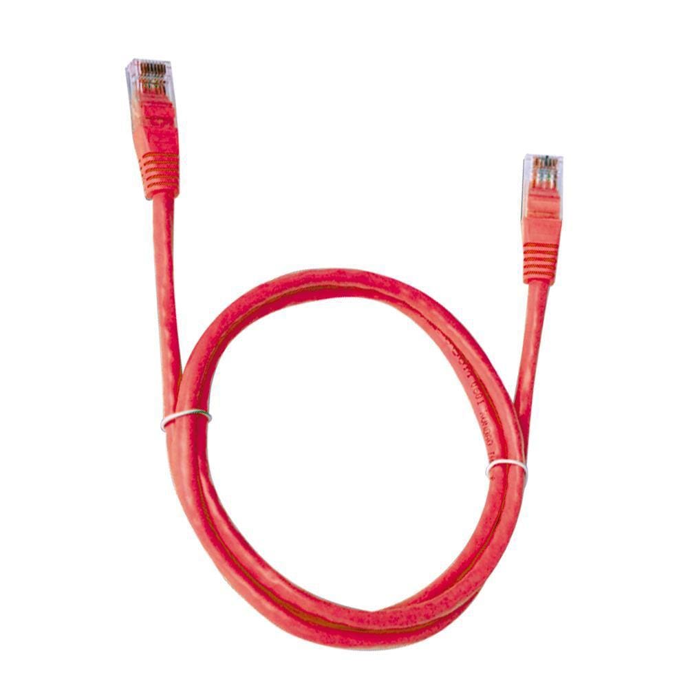 Cabo De Rede Patch Cord Cat.5E 2.5Mt Vermelho Pluscable Pc-Ethu25rd