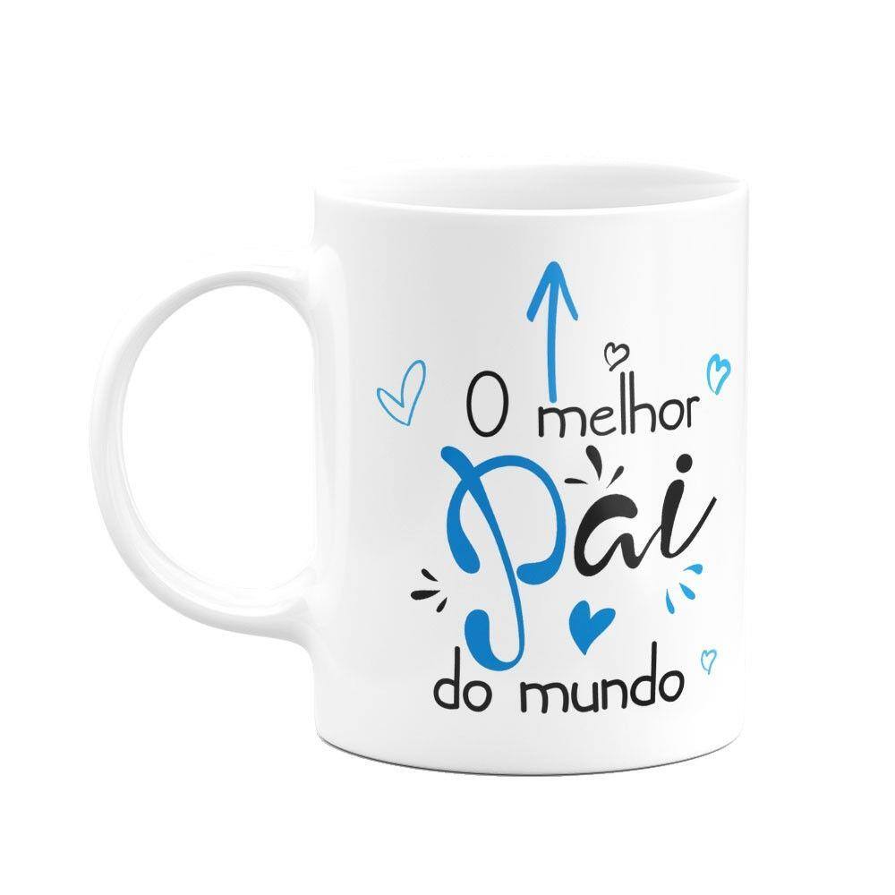 Arte caneca melhor pai do mundo png | Pontofrio