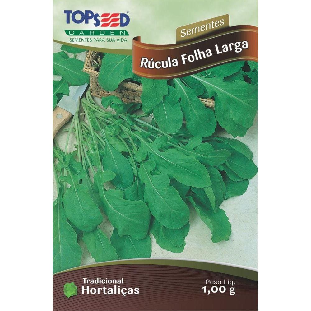Semente Horta Rúcula Folha Larga