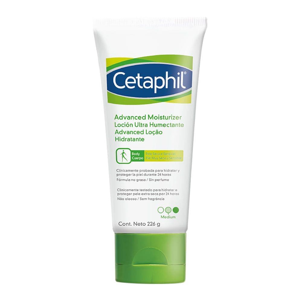 Cetaphil Advanced Moisturizer Galderma Loção Hidratante Pele Seca e Sensível 226g