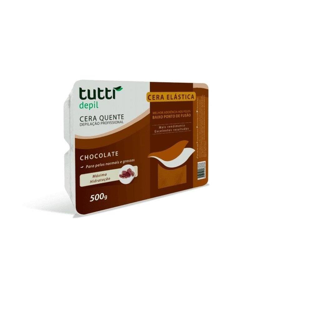 Tutti Depil Cera Depilatória A Quente Chocolate 500G