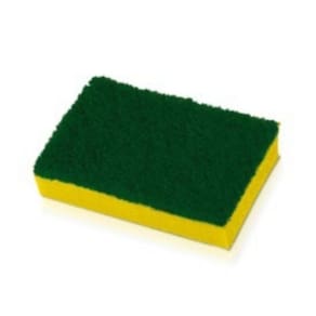 Esponja Dupla Face com 3 Unidades Amarelo Shwanke
