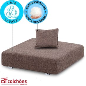 Cama Box Para Cachorro + Travesseiro - Caminha Pet - Bf Colchões