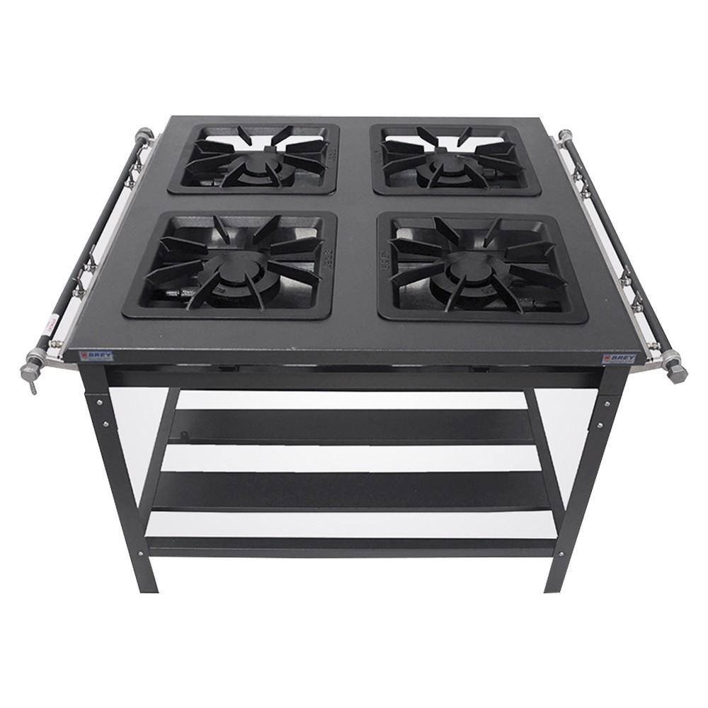 Fogão 4 Bocas Metal Brey Extra Inox - 204-i