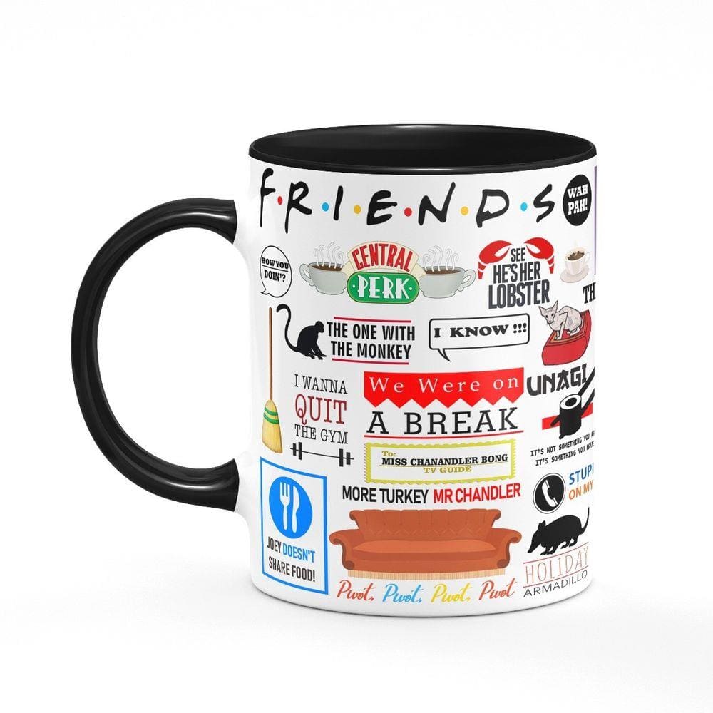 Caneca Friends i-Moments  - B-black
