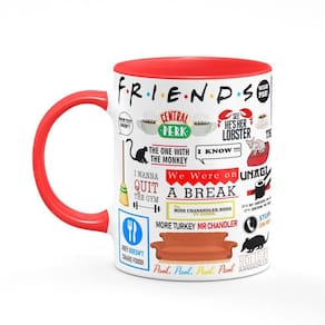 Caneca Friends Icons Moments B-red