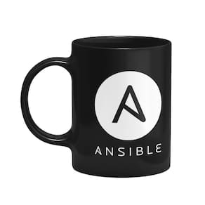 Caneca Dev Ansible - Preta