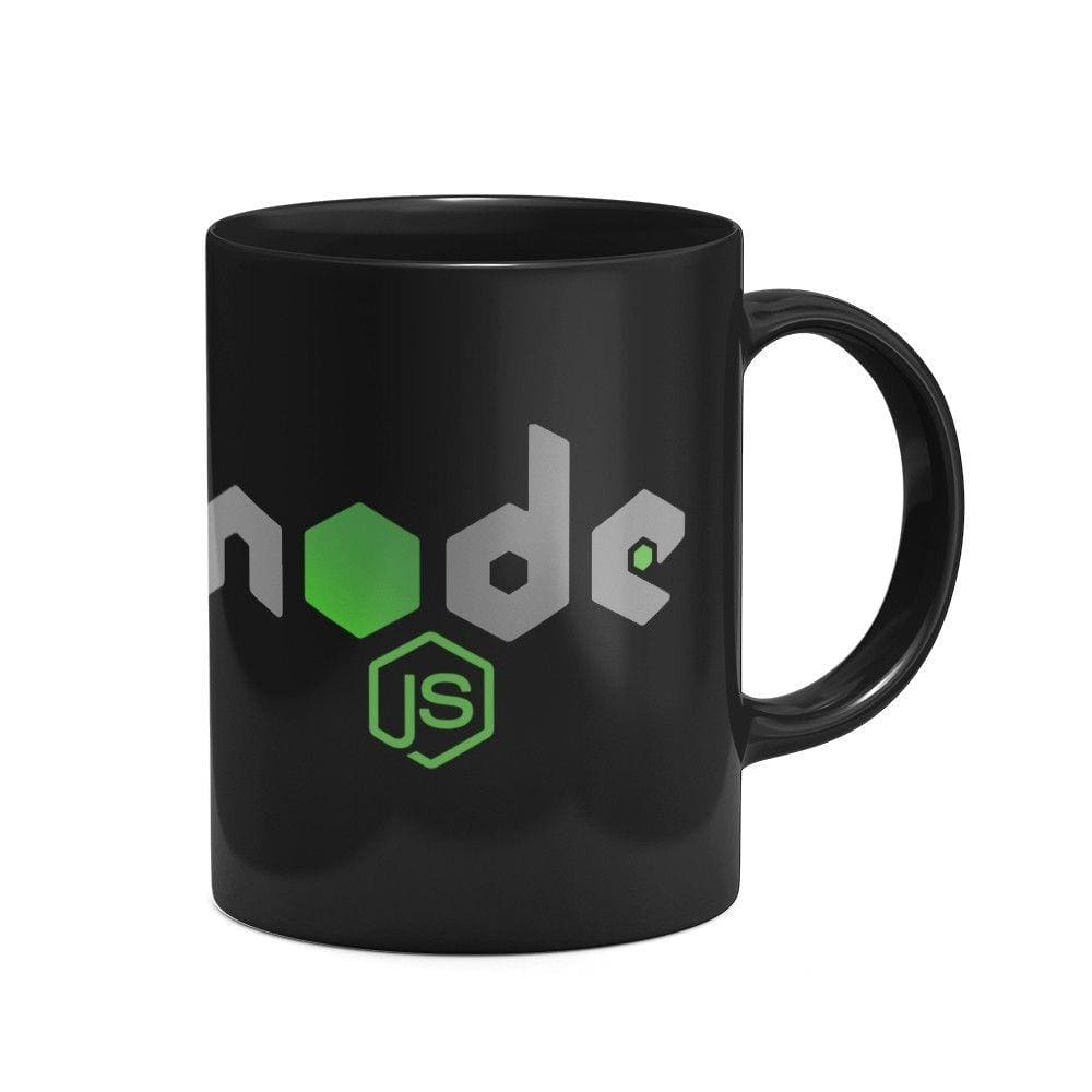 Caneca Dev NODE JS Preta