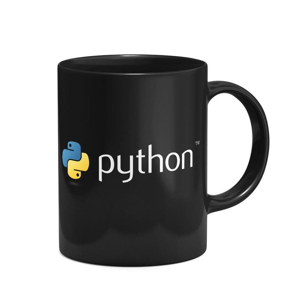 Caneca Dev Python Preta
