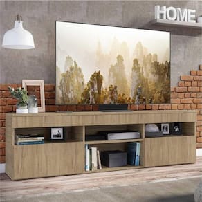 Rack TV 65" com 2 Portas Paris Multimóveis Rustic