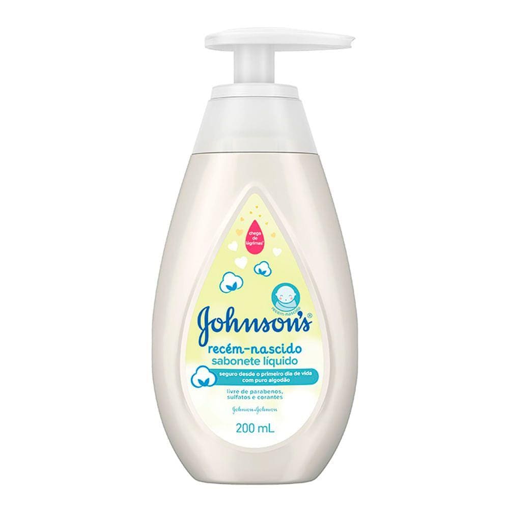 Sabonete Líquido Johnson`s Baby Recém Nascido 200ml