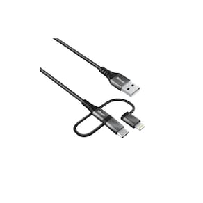 Cabo Trust Keyla Extra Forte 3 Em 1 Usb De 1 Metro