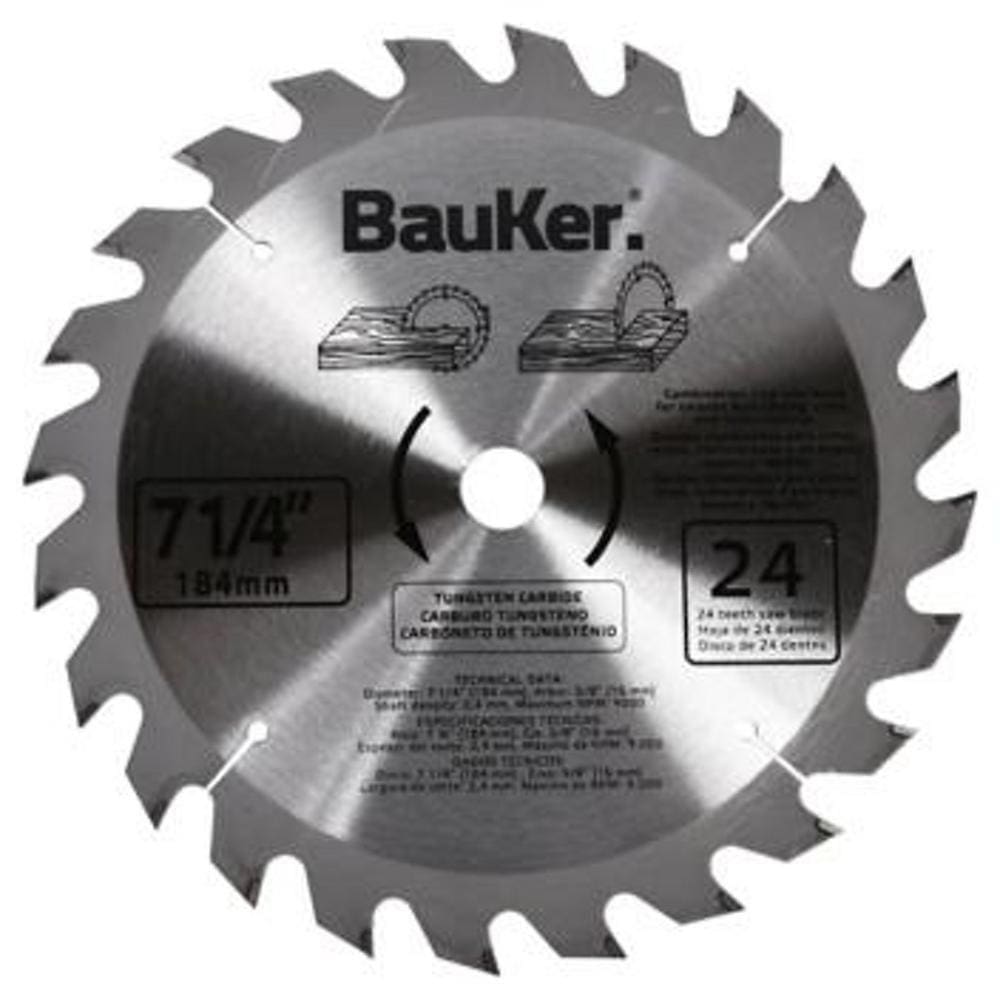 Lâmina de Serra Circular 7.1/4' com 24 Dentes Madeira Pro Pack