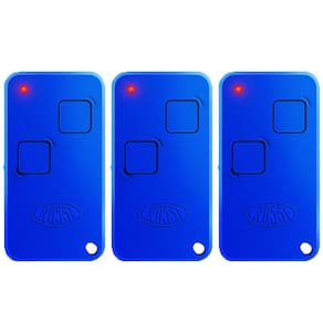 3 Controle Portão Rossi Ntx 433 Dz Nano Atto Dz3 Dz4 Bv Nano Azul