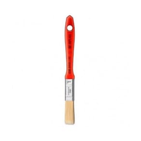 Trincha Média Sintética para Pintura Plumatek 1/2" REF-AT315/1 Vermelho Atlas