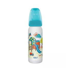 Mamadeira Super Divertida Silicone Tam.Universal Azul -Lillo