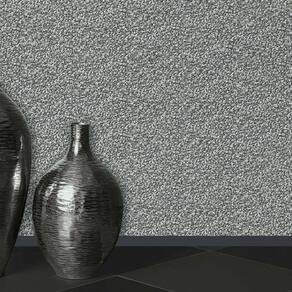 Papel de Parede Mica Imitação Cinza + Cola para Aplicação - Importado Lavável - Coleção Roll In Stones II - RA08309