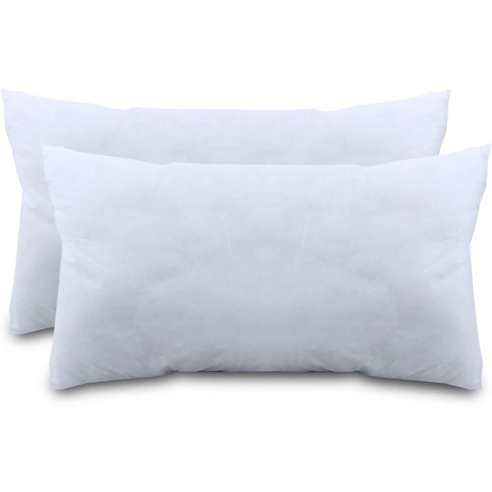 Kit 2 Refil De Enchimento Para Almofada Fibras Siliconadas Macio Antialérgico 30x50cm - BF Colchões