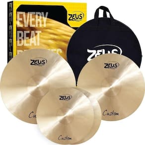 Set Prato Zeus Custom B20 Hi-Hat14 Crash16 Ride 20 Splash 10