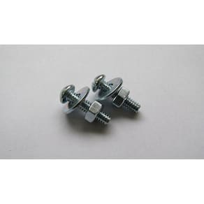 Parafuso 1/4x1" Ferro Maquina 200 Peças Cromado