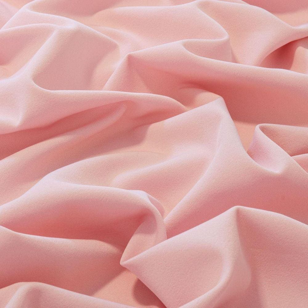 Tecido Gabardine Two Way Com Elastano 1,50 Mt Rosa Bebe