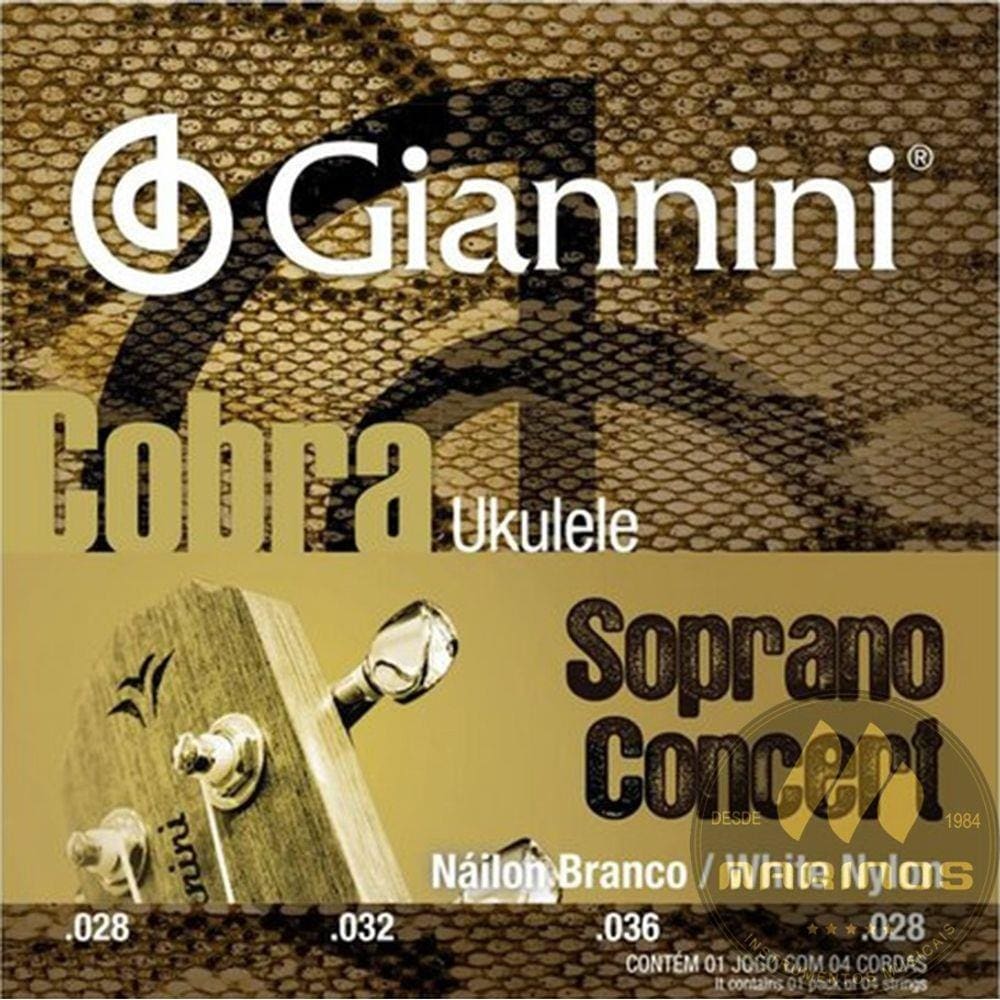 Encordoamento GIANNINI Ukulele COBRA GEUKSC
