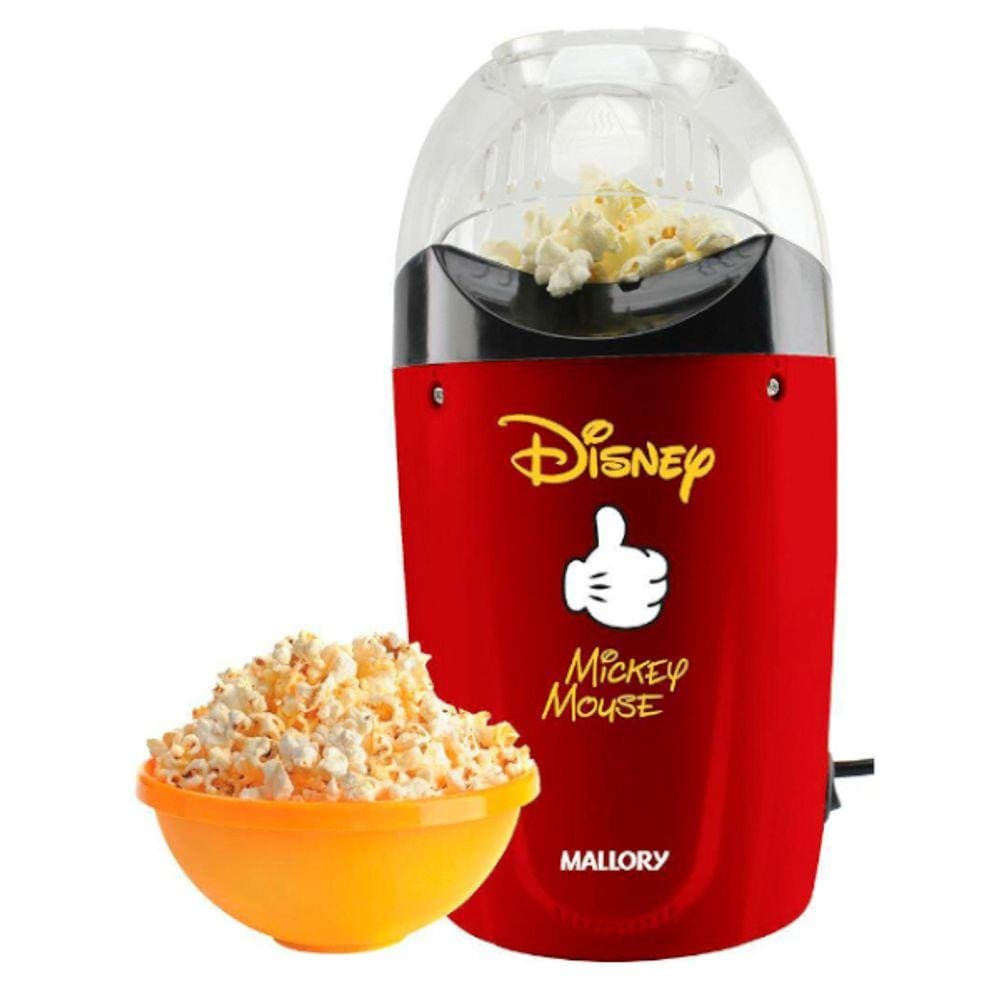 Pipoqueira elétrica Mickey Disney, sem óleo 220 V Economica