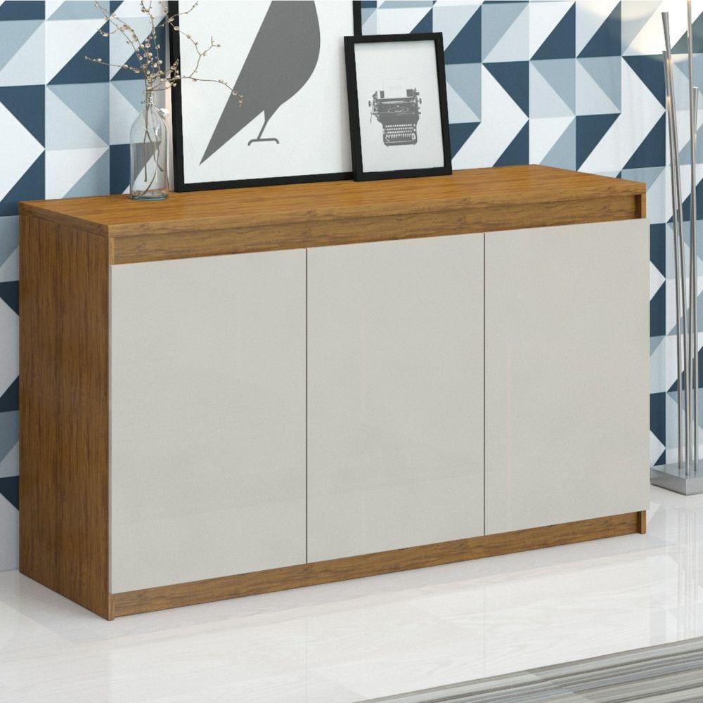 Buffet 3 Portas Bart Viero Móveis Pinho/Off White