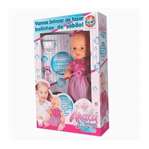 Boneca Analú Bolinhas De Sabão