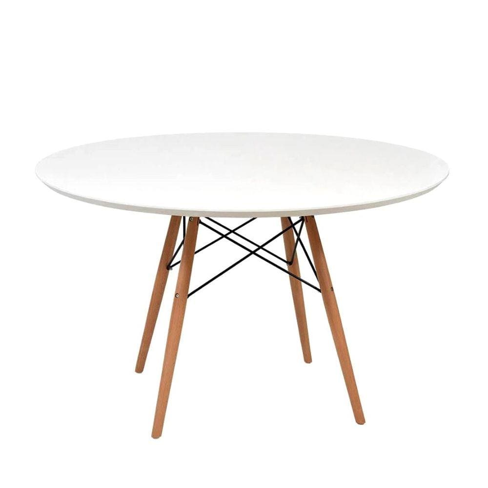 Mesa de jantar Eames tampo 110cm - Branca