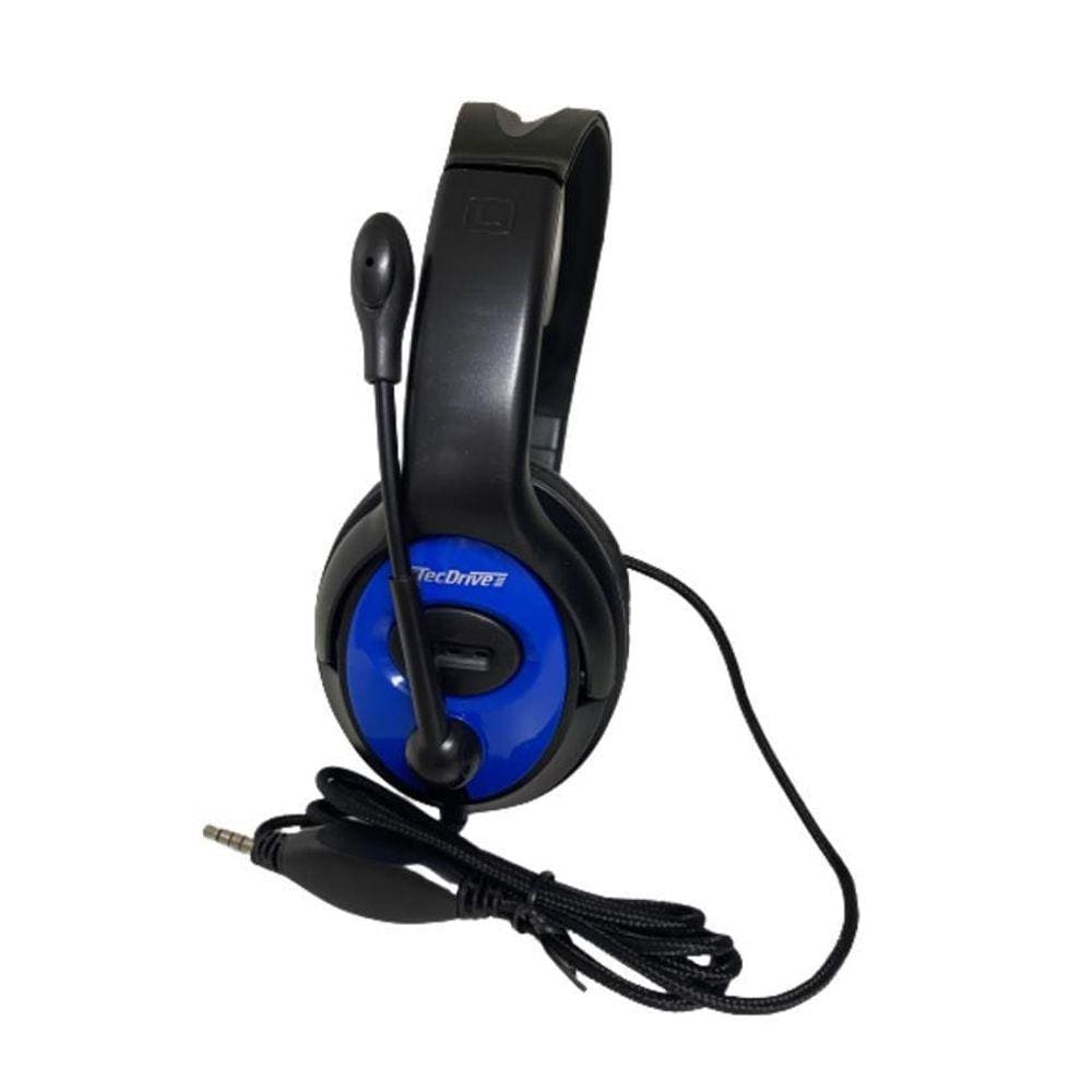 Fone Headset Gamer Tec Drive Azul F-8