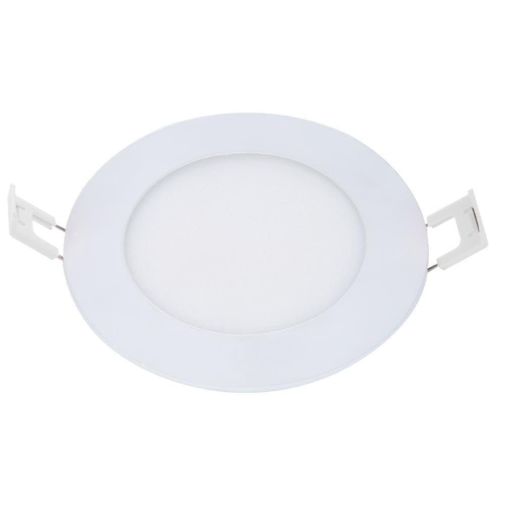 Plafon Led De Embutir Redondo 6W Pop Avant 3000K Luz Branca