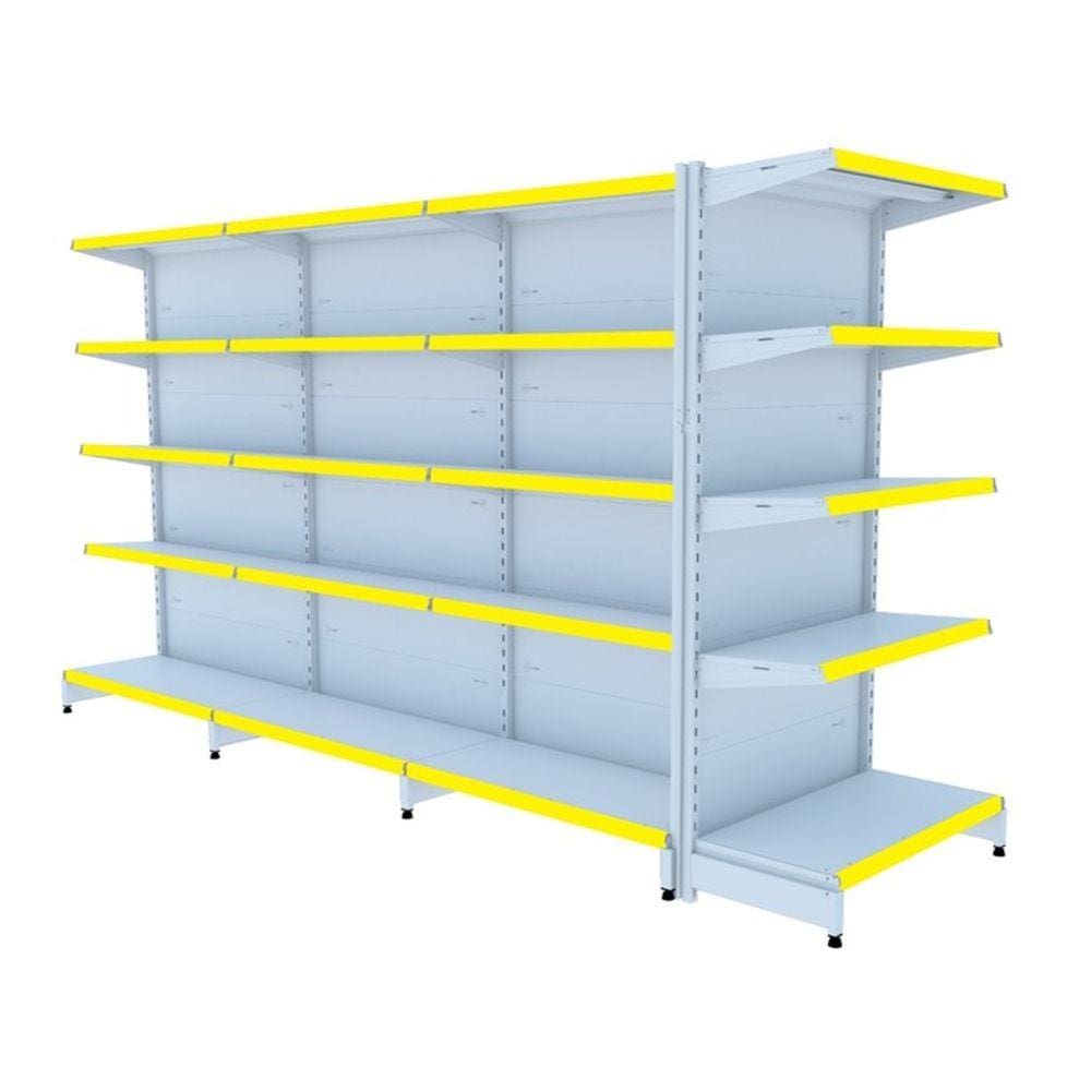 Gondola Centro 170 Amapa Flex Kit 3 Metros 1 Ponta Branco