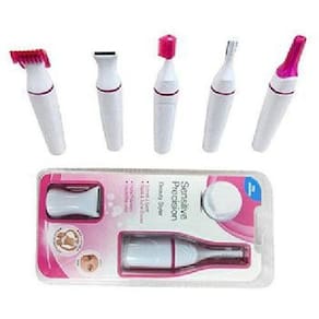 Maquina De Depilar E Aparar Pelos Facial Sobrancelha Nariz
