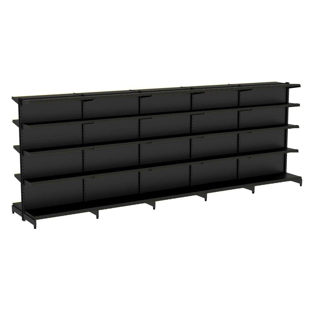 Gondola Centro 170 Amapa Flex Kit 5 Metros Preto SPE
