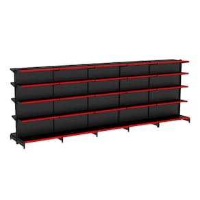 Gondola Centro 170 Amapa Flex Kit 5 Metros Preto PE VM