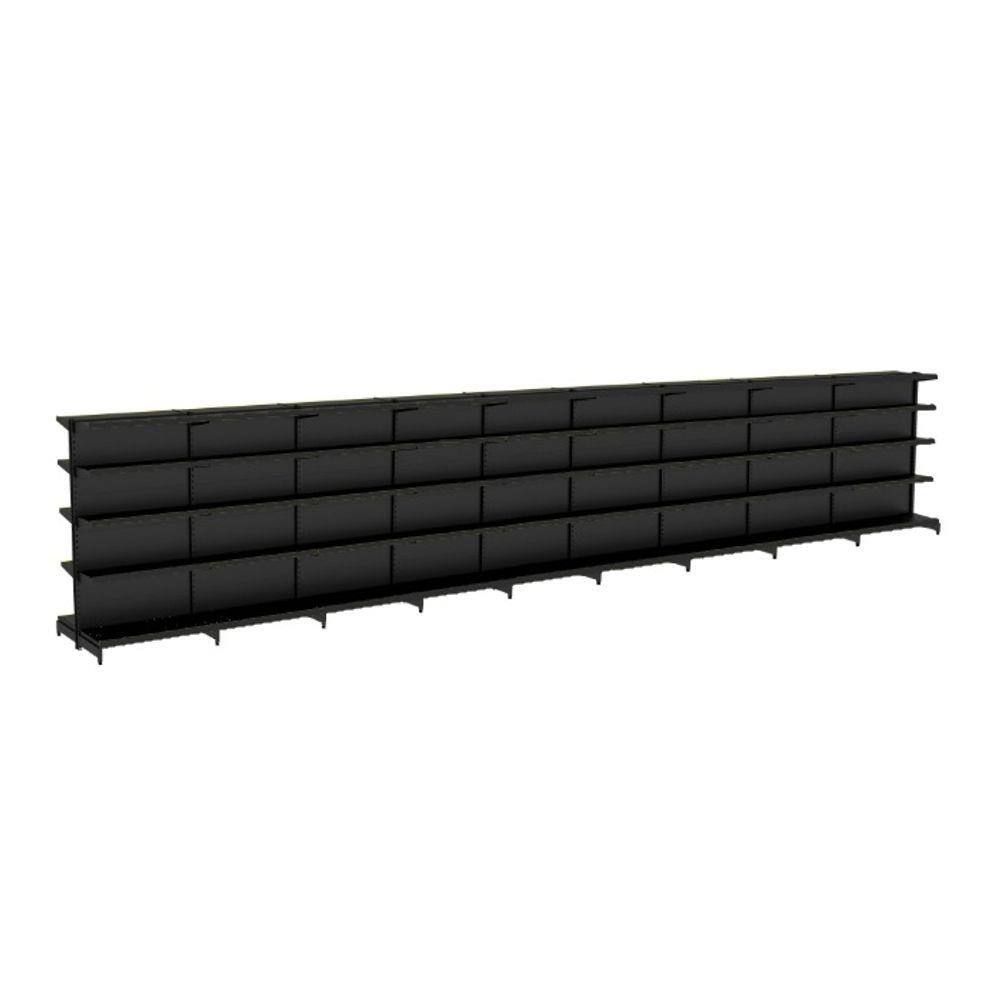 Gondola Centro 170 Amapa Flex Kit 9 Metros Preto SPE
