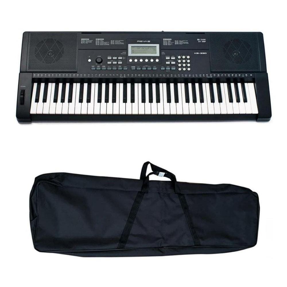 Kit Teclado Revas KB-330 com Fonte + Capa