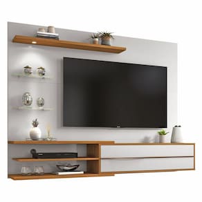 Painel Para TV Até 60 Polegadas Notável NT 1115 Freijo Trend/Off White