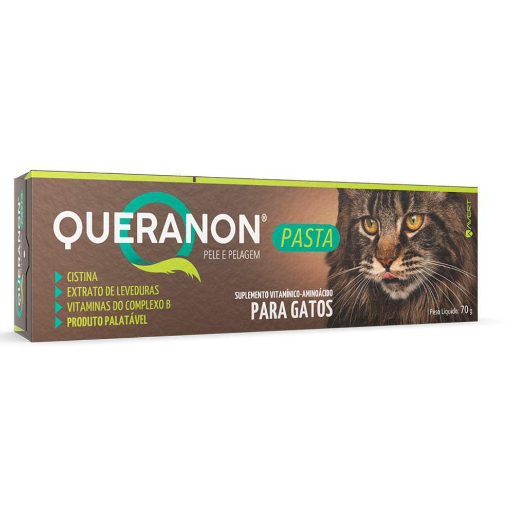 Suplemento Almentar Gatos Queranon Pasta Arvet 70g