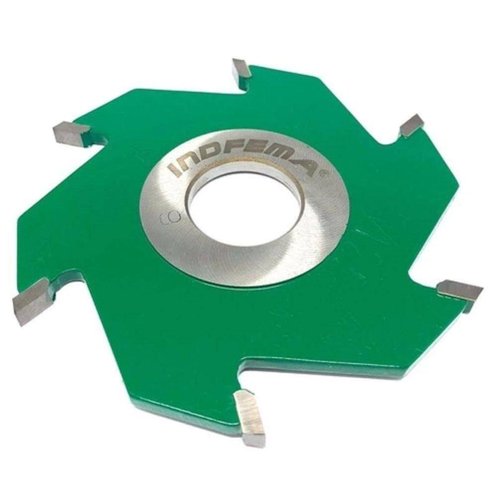 Fresa Ranhura HW 125 x 6 x 30mm com 6 Dentes 1800.12 INDFEMA