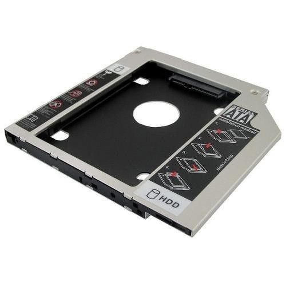 Adaptador Caddy Cd/dvd Notebook para Segundo Hd ou Ssd 9.5mm