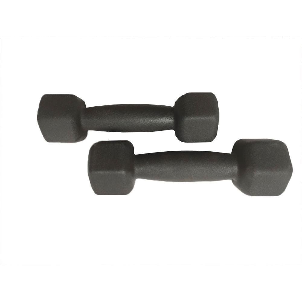Par de Halter Revestido e Texturizado Ahead Sports 9kg Preto