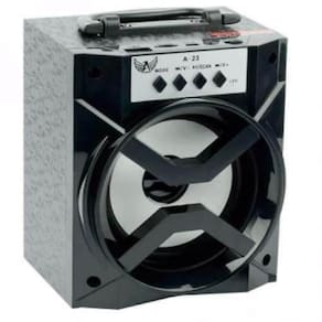 Caixa de Som Bluetooth Portátil D-bh1019 Aero com Rádio Fm Usb Tf Preto