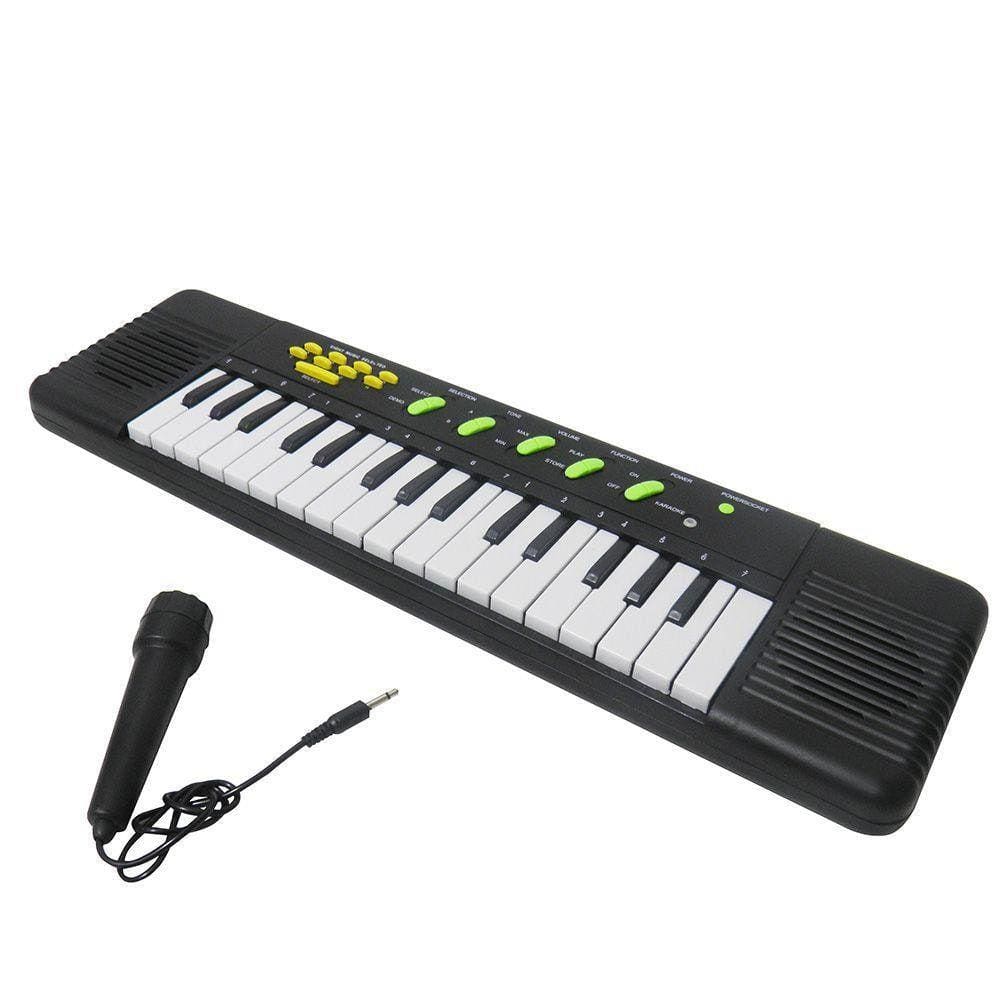 Piano Teclado Musical Infantil Microfone Educativo Karaoke