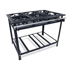 Fogão Industrial 6 Bocas 30x30 Alta Pressão P5 Compact - MetalFour