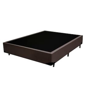 Base Box Viúva Belos Sonhos Sintético Marrom 40x128x188