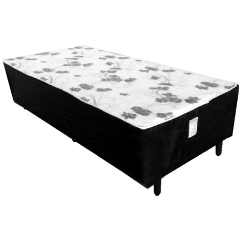 Cama Box Solteiro Conjugado Espuma Ortopédica Unibox Selado 88x188