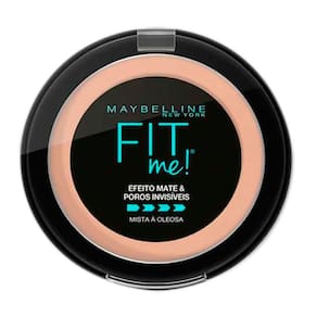 Pó Compacto Maybelline Fit Me Efeito Mate Cor N03 Médio Claro Neutro com 10g