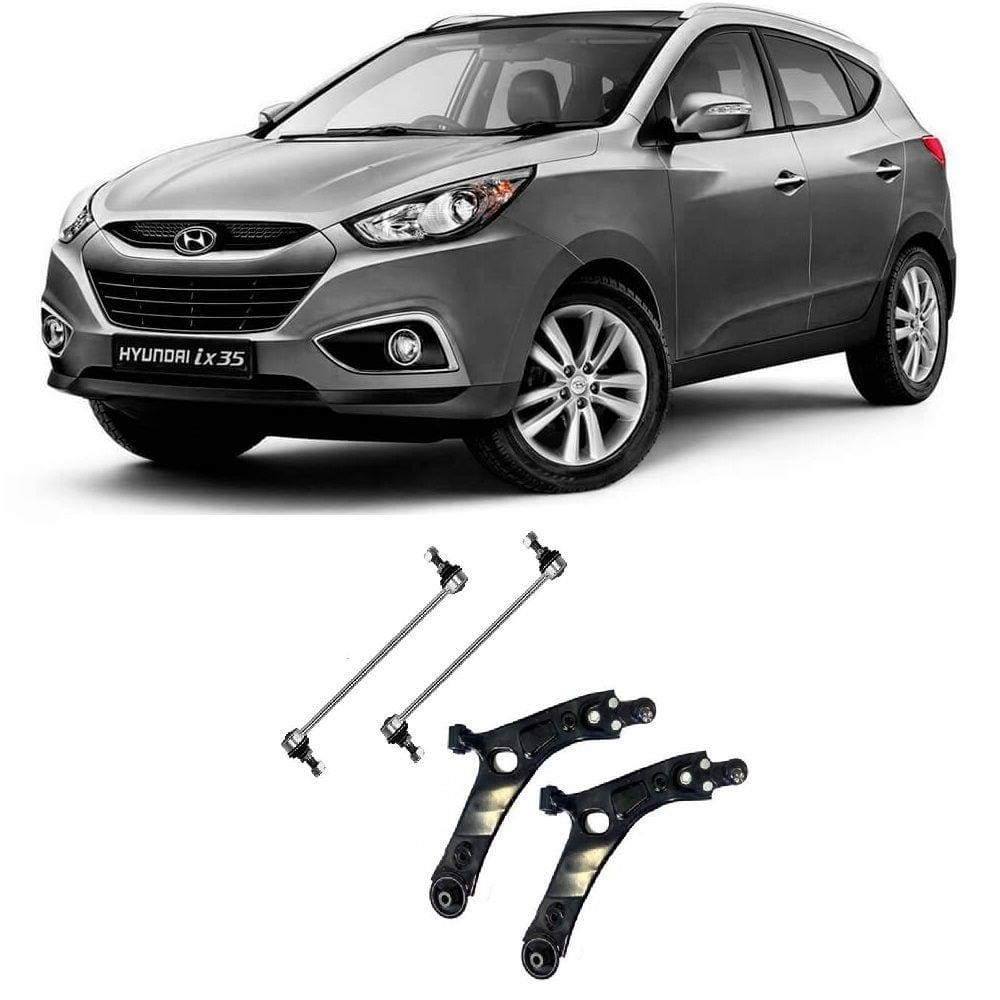 Bandeja + Bieleta Hyundai IX35 2010 Até 2015 DianteiraS - O Par